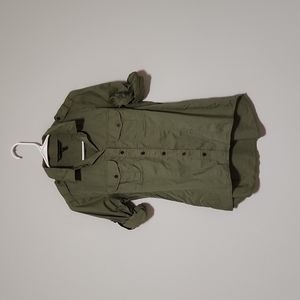 Olive green WHBM utility shirt